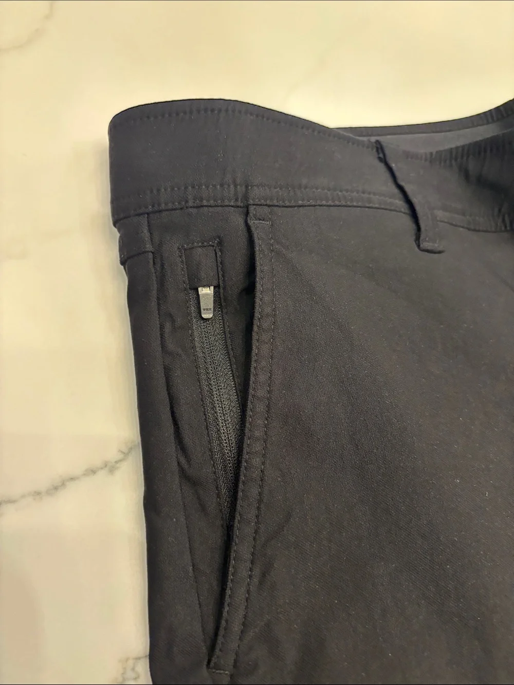 Weatherproof Men's Straight Chinos in black- 36x34